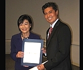 Image of Dr. Cajayon and Congresswoman Judy Chu